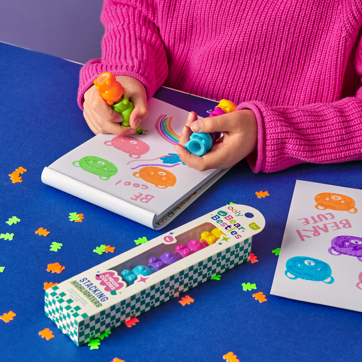 Bear Besties Stacking Highlighters - 5 Color