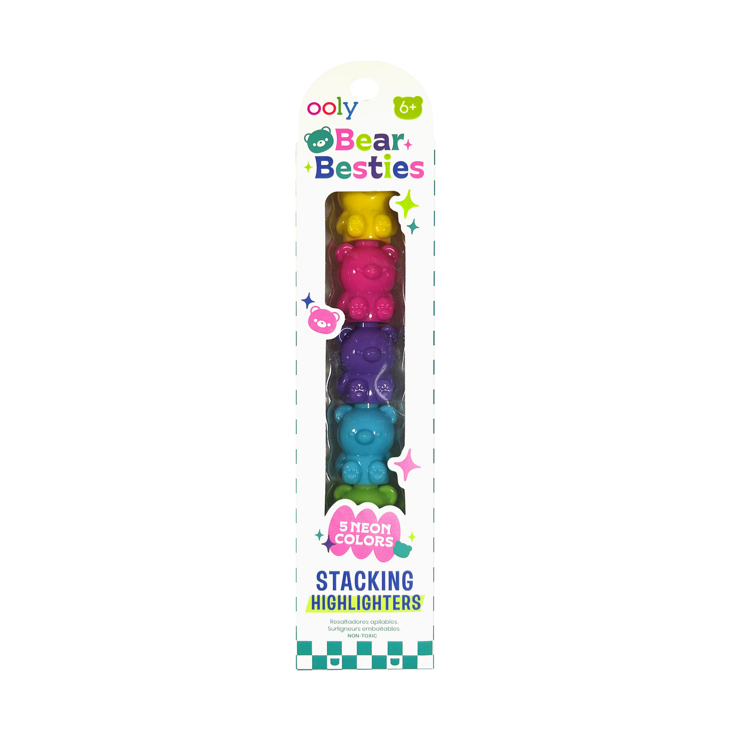 Bear Besties Stacking Highlighters - 5 Color