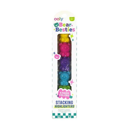 Bear Besties Stacking Highlighters - 5 Color