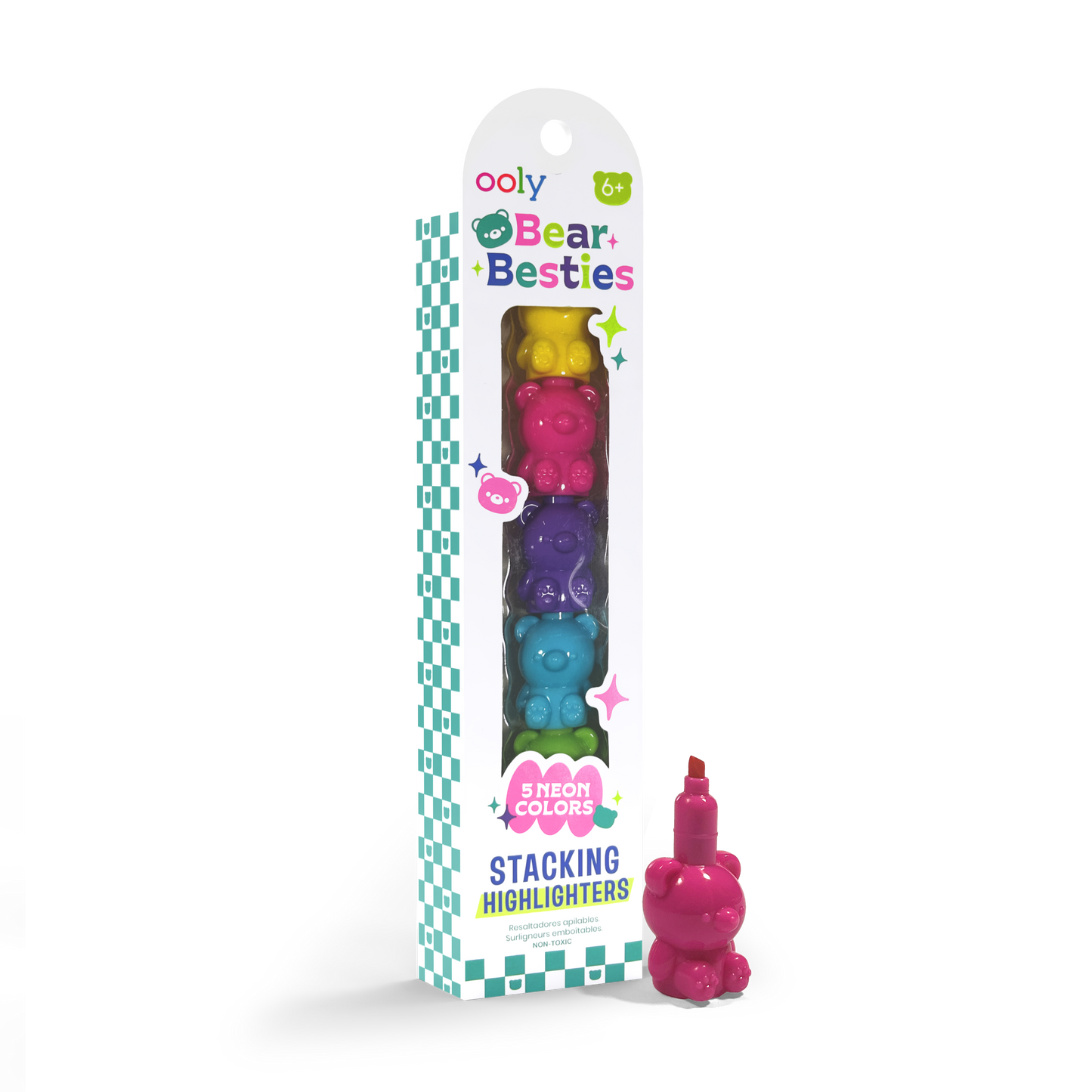Bear Besties Stacking Highlighters - 5 Color