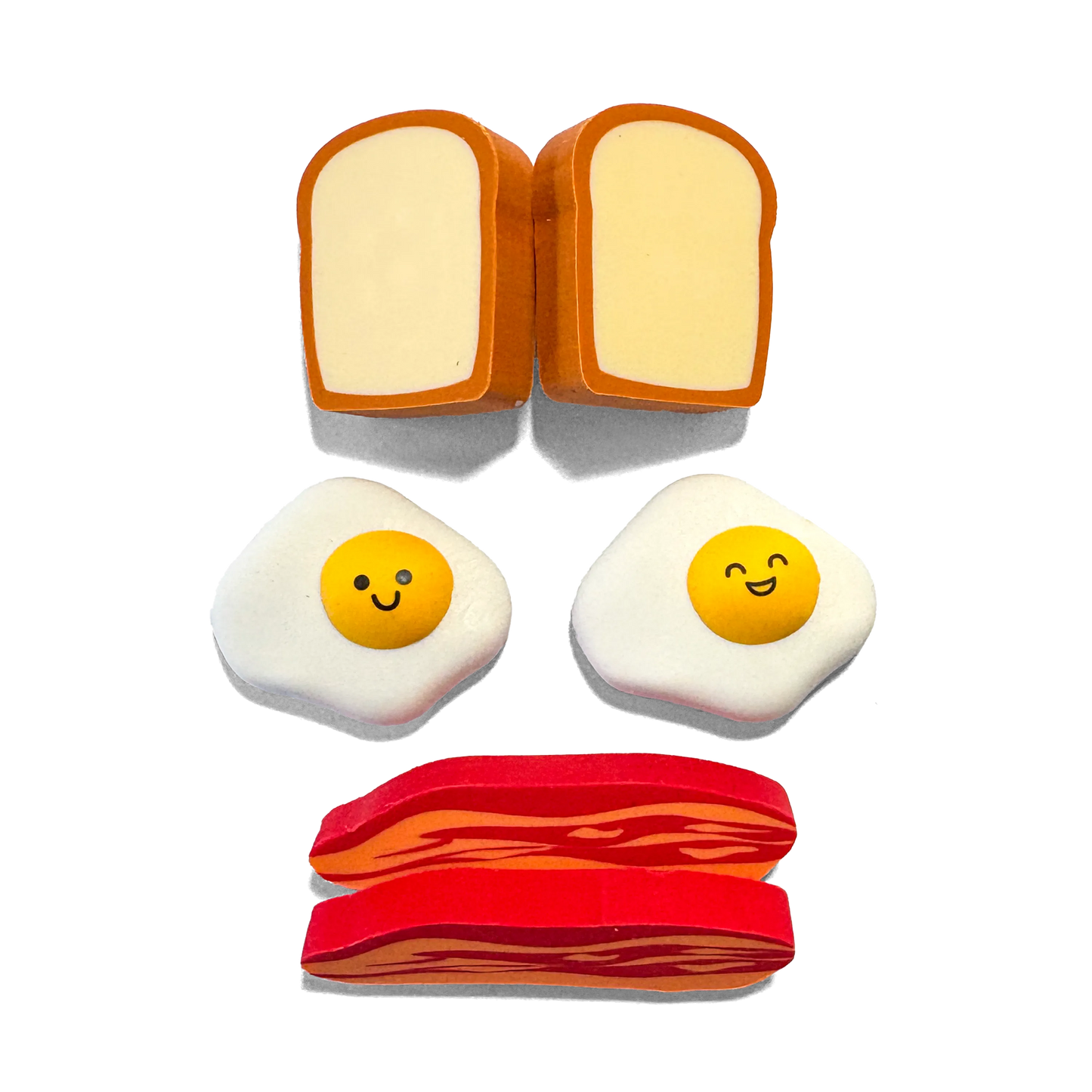 Brunch Bunch Erasers - Set of 6