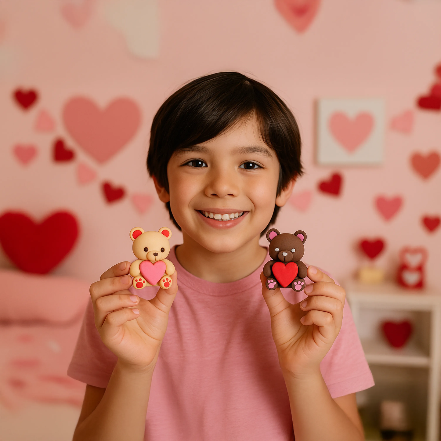 Creatibles Mini Air Dry Clay Kit - Lovely Bears BFFs