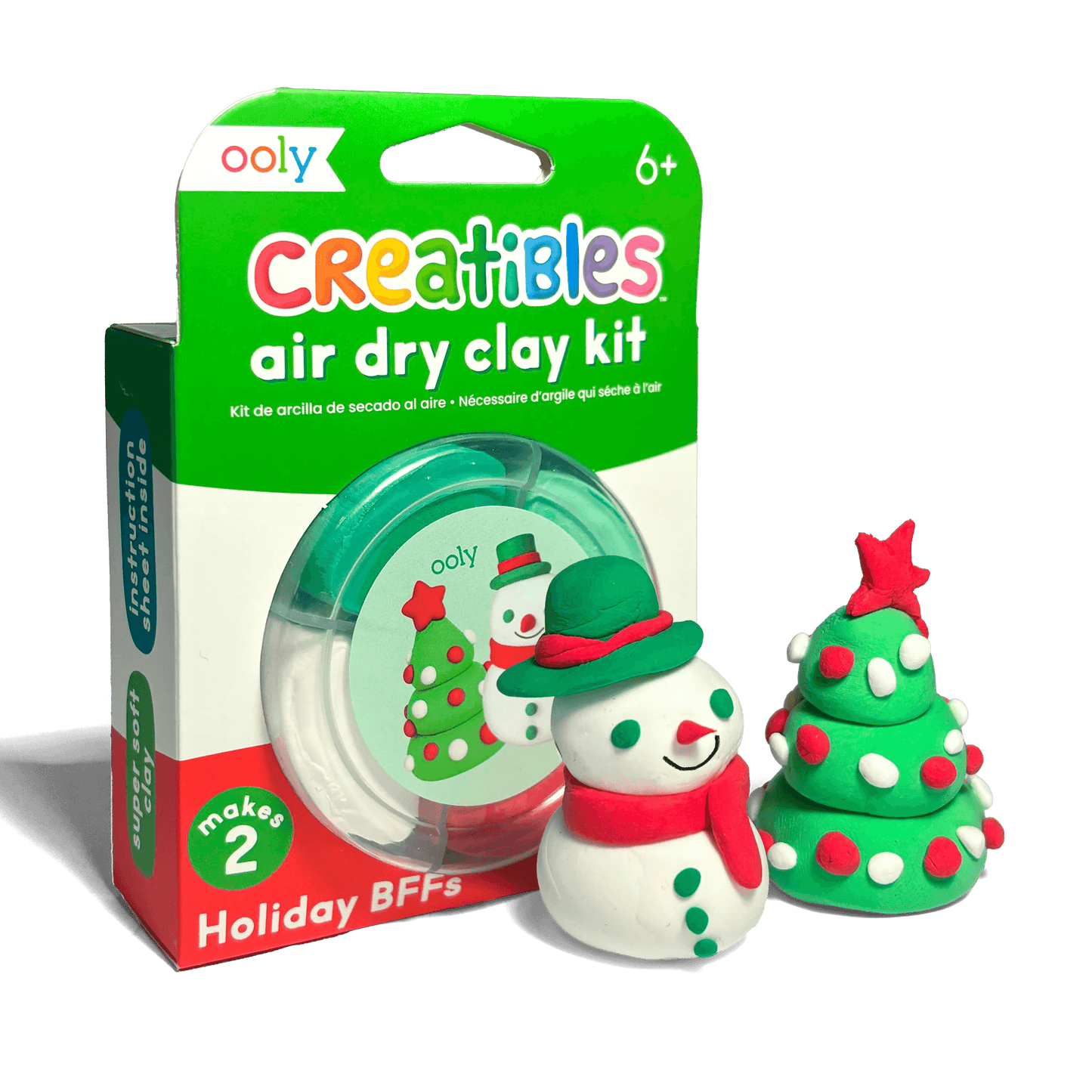 Creatibles Mini Air Dry Clay Kit - Holiday BFFs