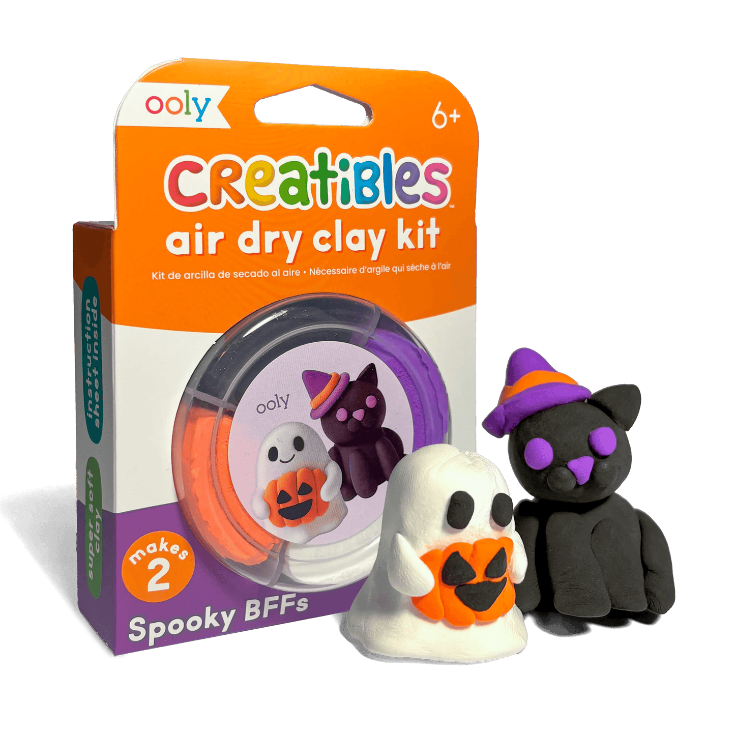 Creatibles Mini Air Dry Clay - Spooky BFFs