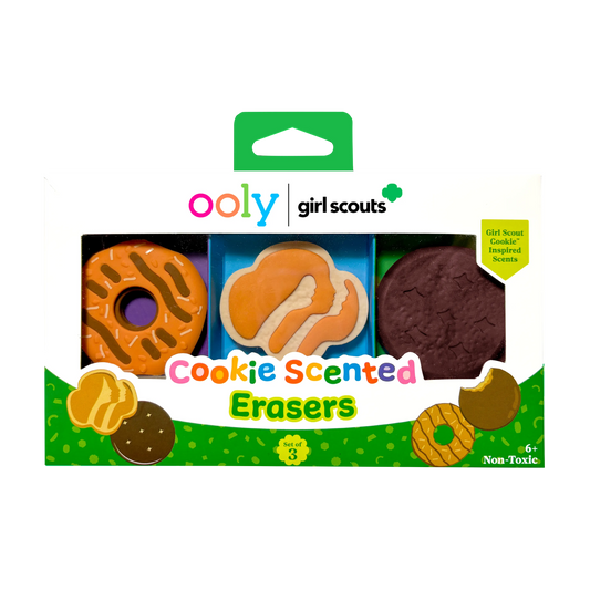 OOLY x Girl Scouts Cookie Scented Erasers - Set of 3