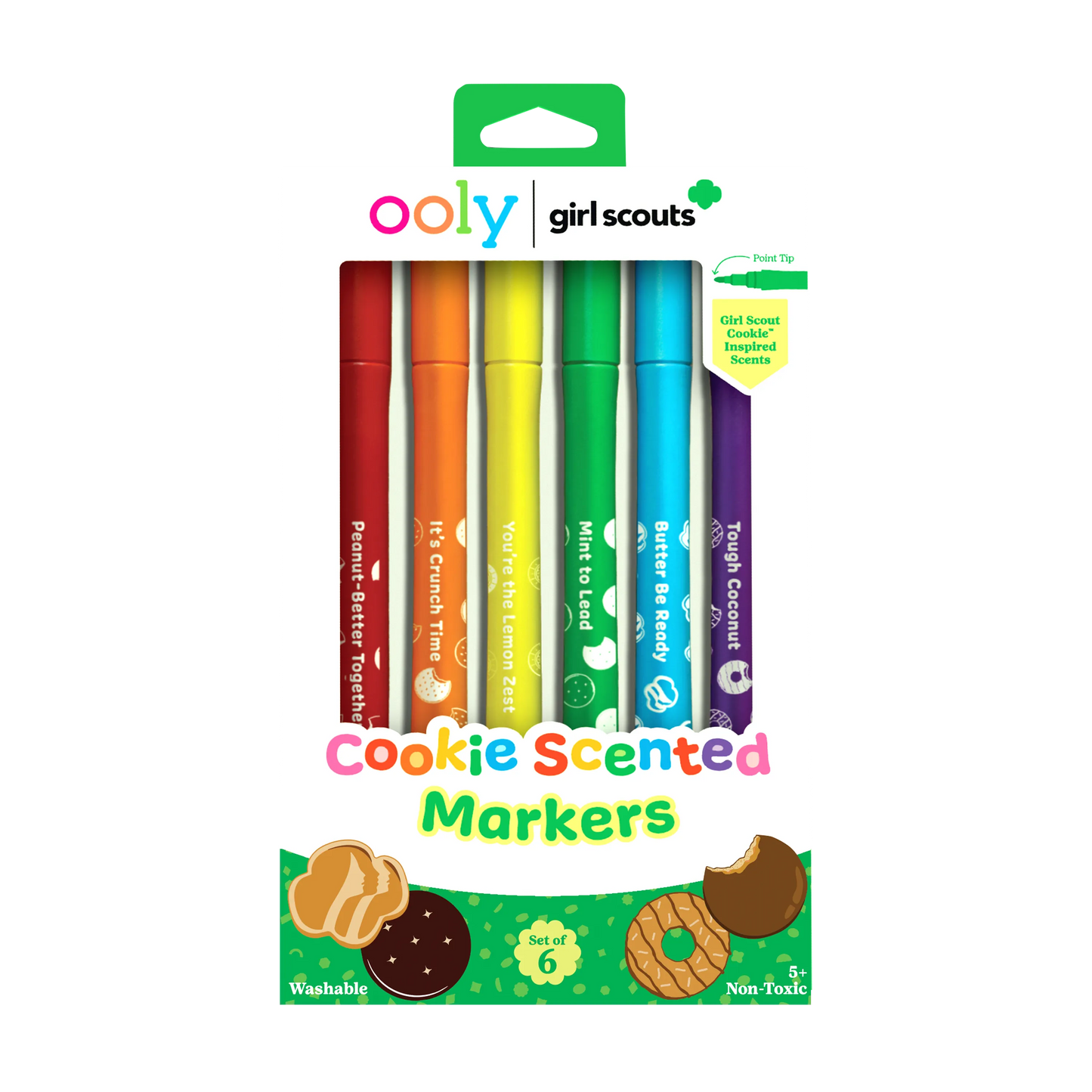 OOLY x Girl Scouts Cookie Scented Markers - Set of 6