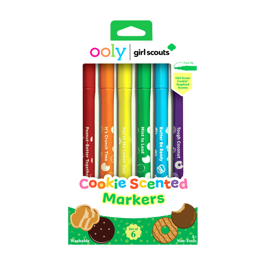 OOLY x Girl Scouts Cookie Scented Markers - Set of 6