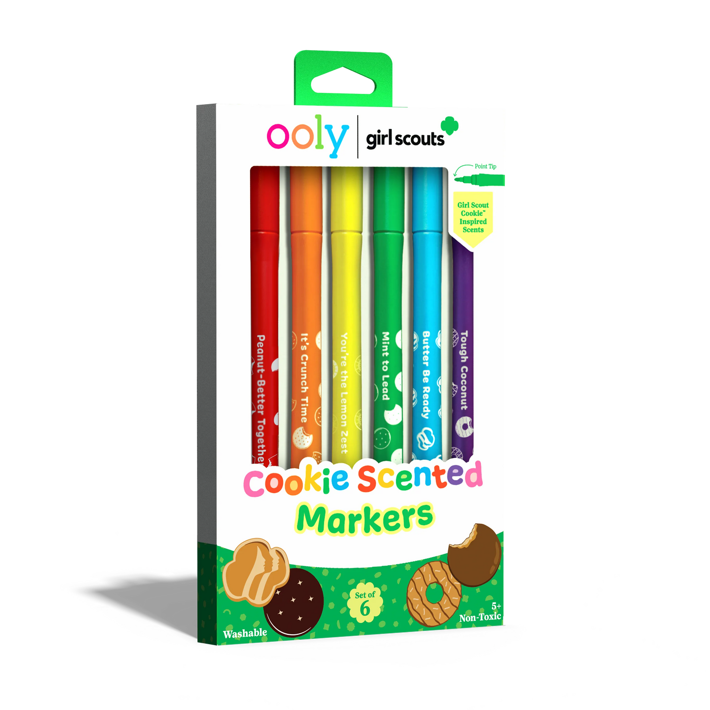OOLY x Girl Scouts Cookie Scented Markers - Set of 6