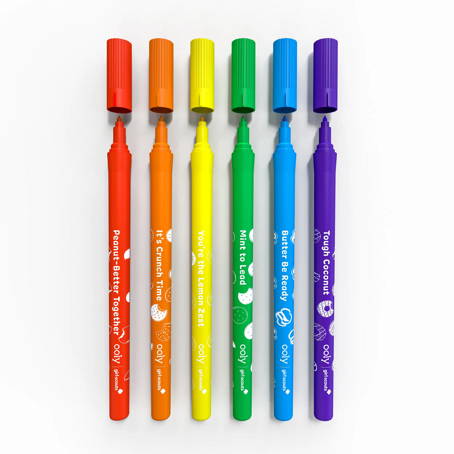 OOLY x Girl Scouts Cookie Scented Markers - Set of 6