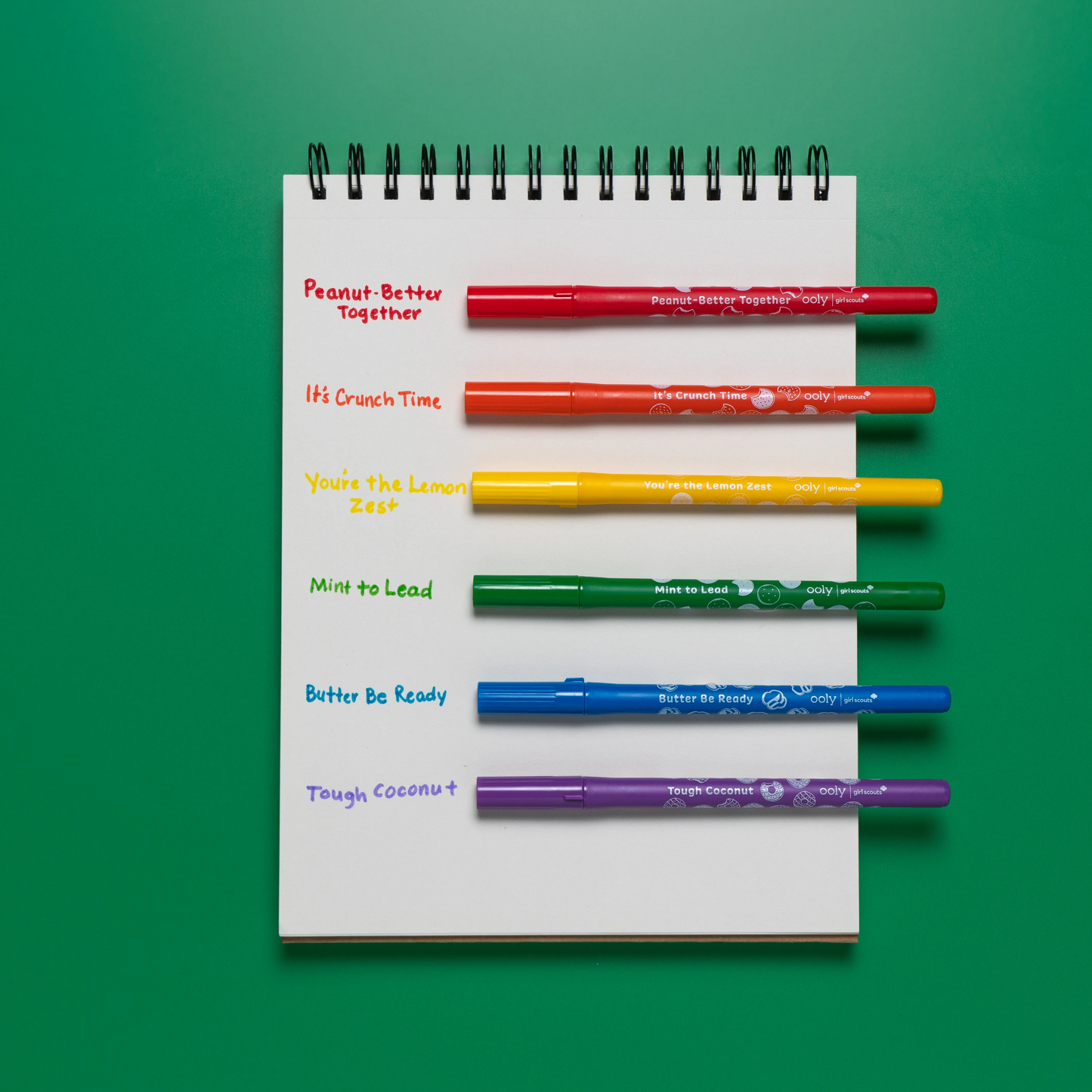 OOLY x Girl Scouts Cookie Scented Markers - Set of 6