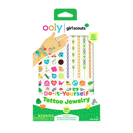 OOLY x Girl Scouts DIY Temporary Tattoo Jewelry - 3 Sheets