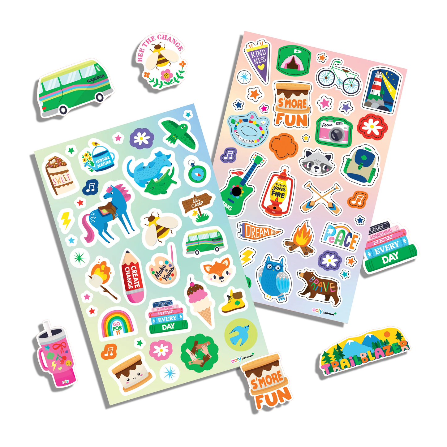 OOLY x Girl Scouts S'mores™ Scented Stickers