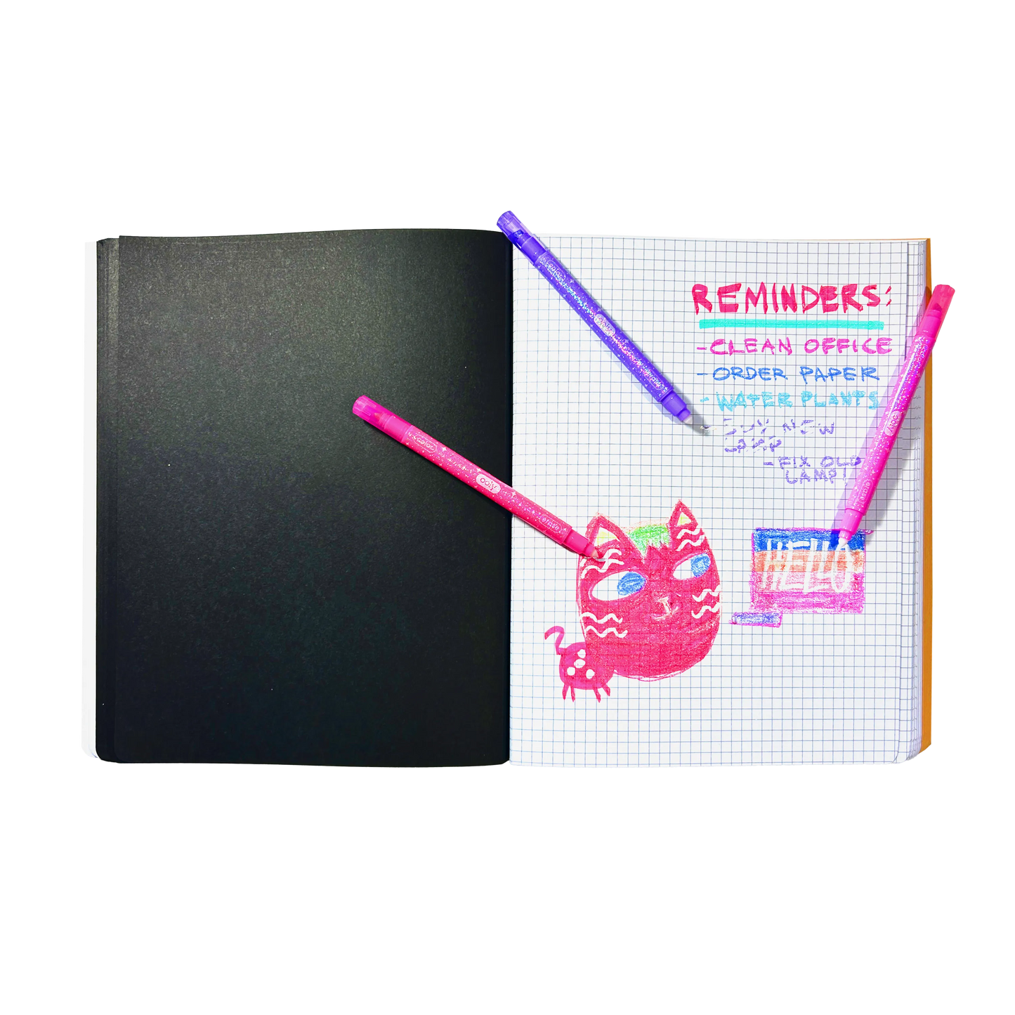 Make No Mistake! Sparkle Glittery Erasable Markers - Set of 12