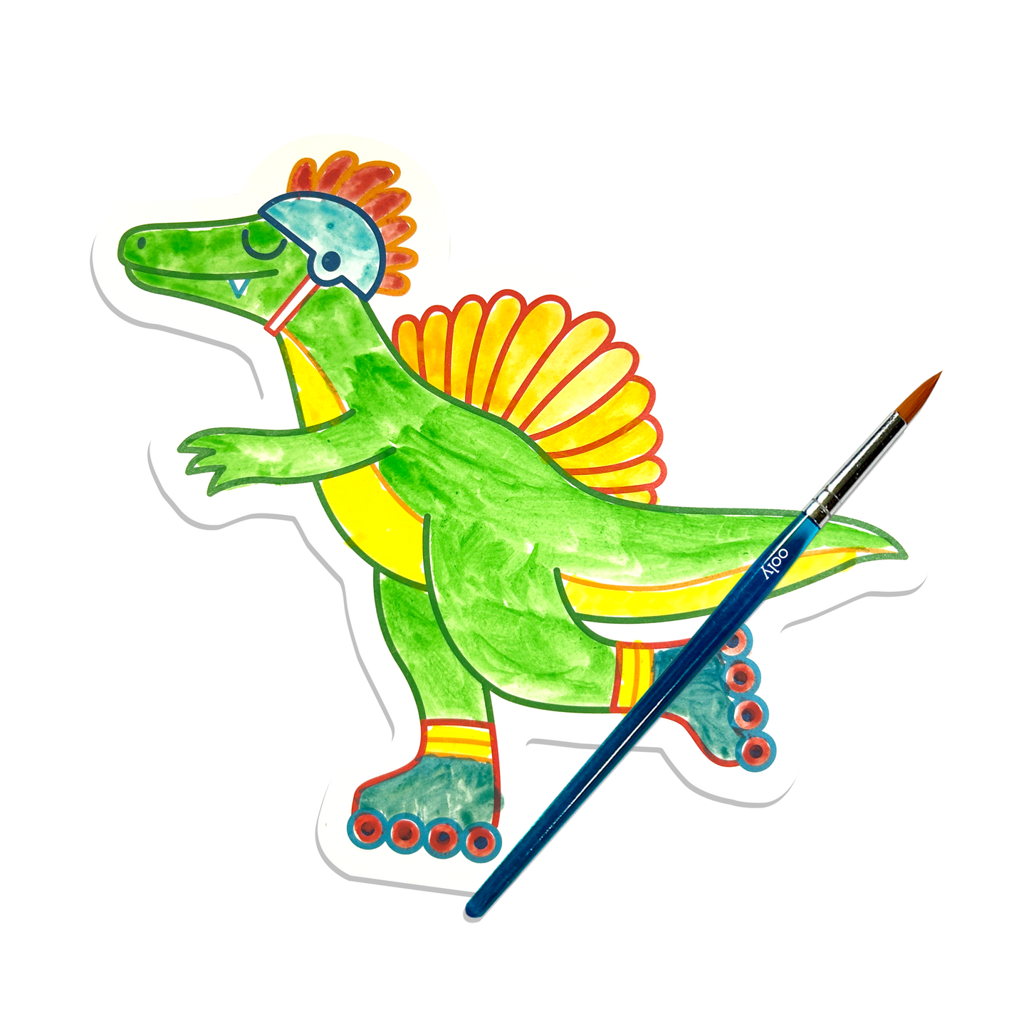 Playful Painters Easy Watercolor Painting Kit - Chills & Thrills Dinos