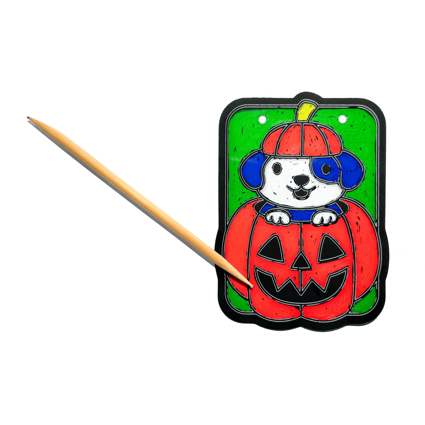 Scratch & Scribble Mini Window Banner Kit - Boo Buddies