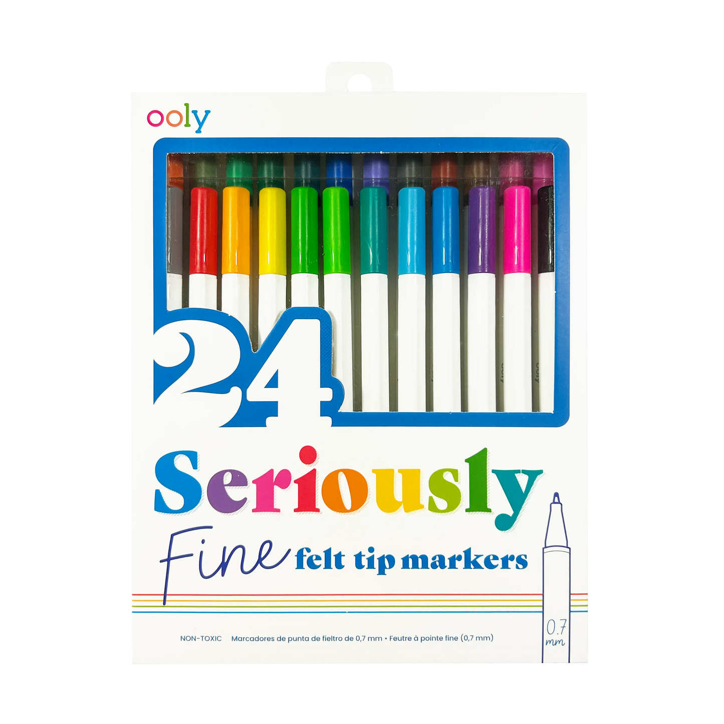 Seriously Fine Tip Markers - Set of 24