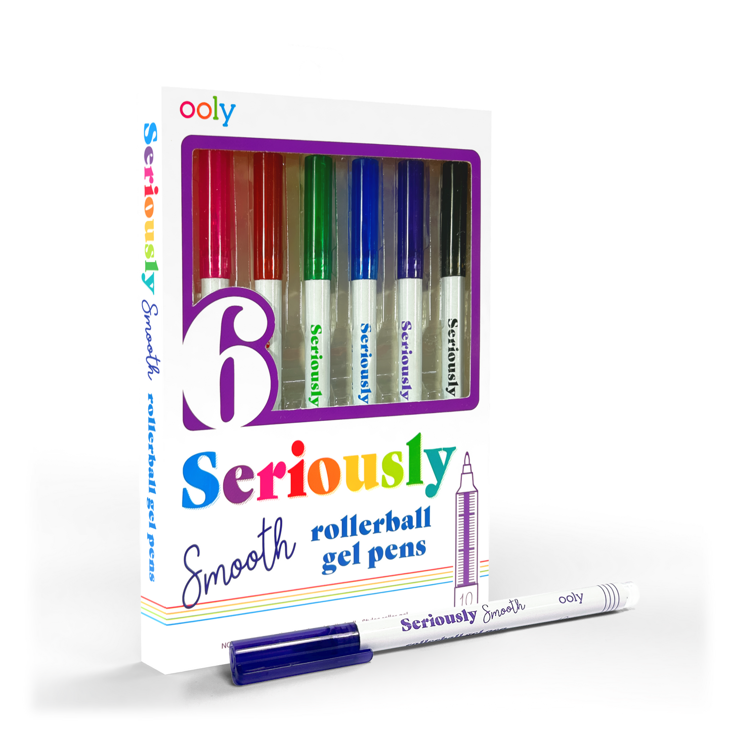 Seriously Smooth Rollerball Gel Pens - Set of 6