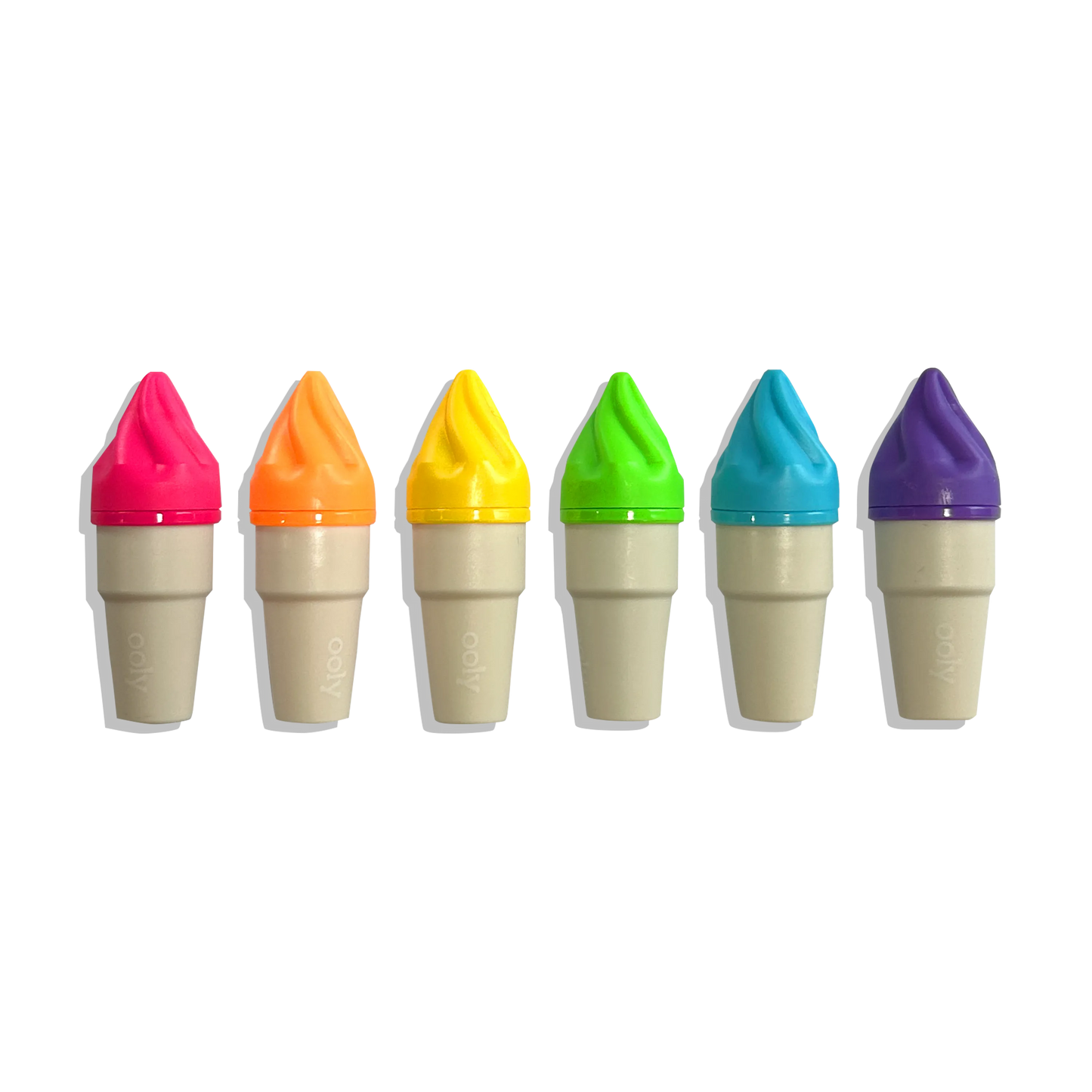Sweet Scoops Scented Neon Highlighters - Set of 6