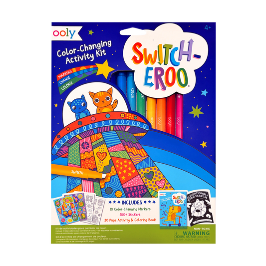 Switch-eroo! Color-Changing Activity Kit - Markers Stickers Coloring Book