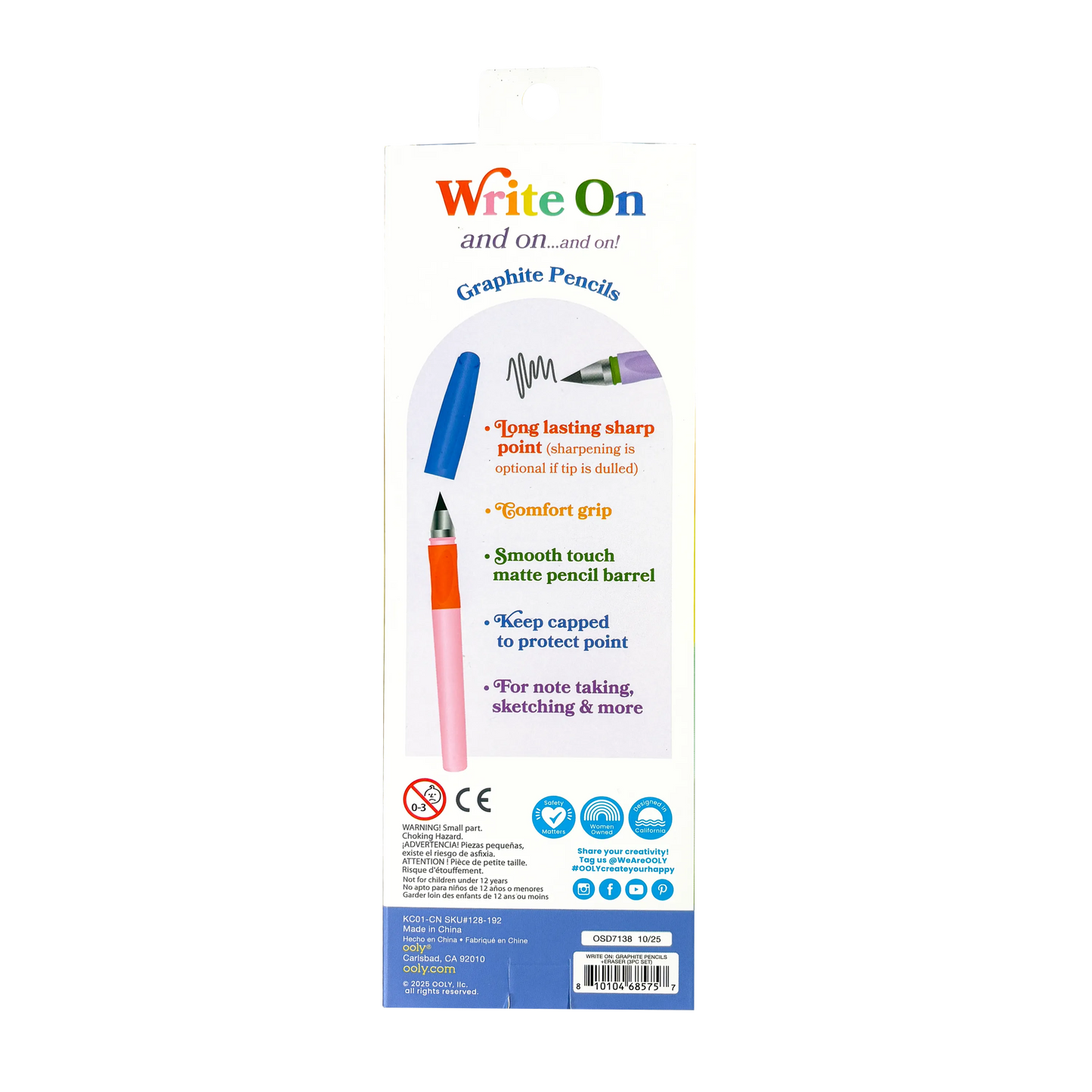 Write On Graphite Pencils - Set of 2